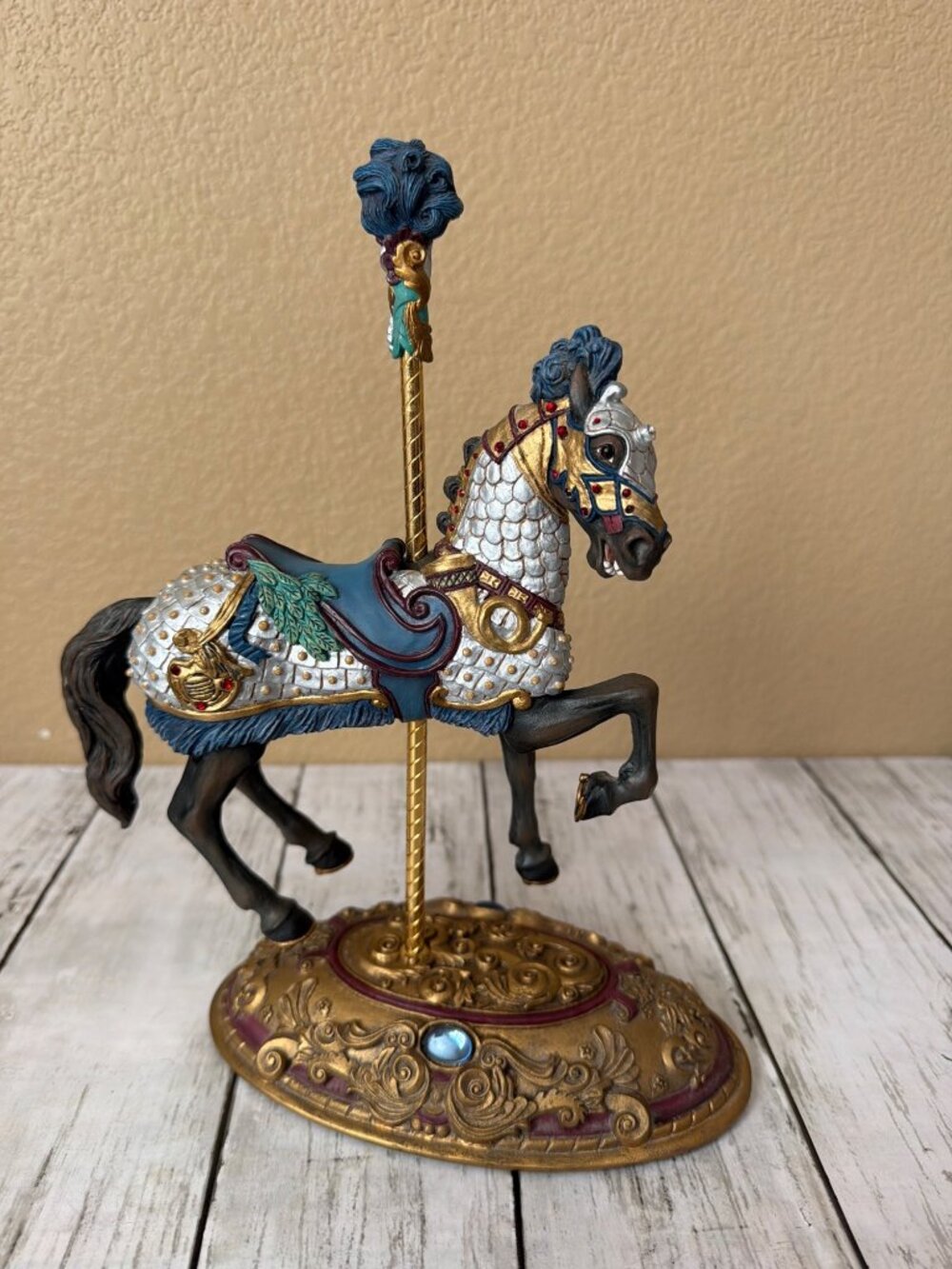 Set of 3 Willitts Carousel Classics Ann Dezendorf Ltd Ed Horse Zebra Eagle Back - Picture 10 of 16